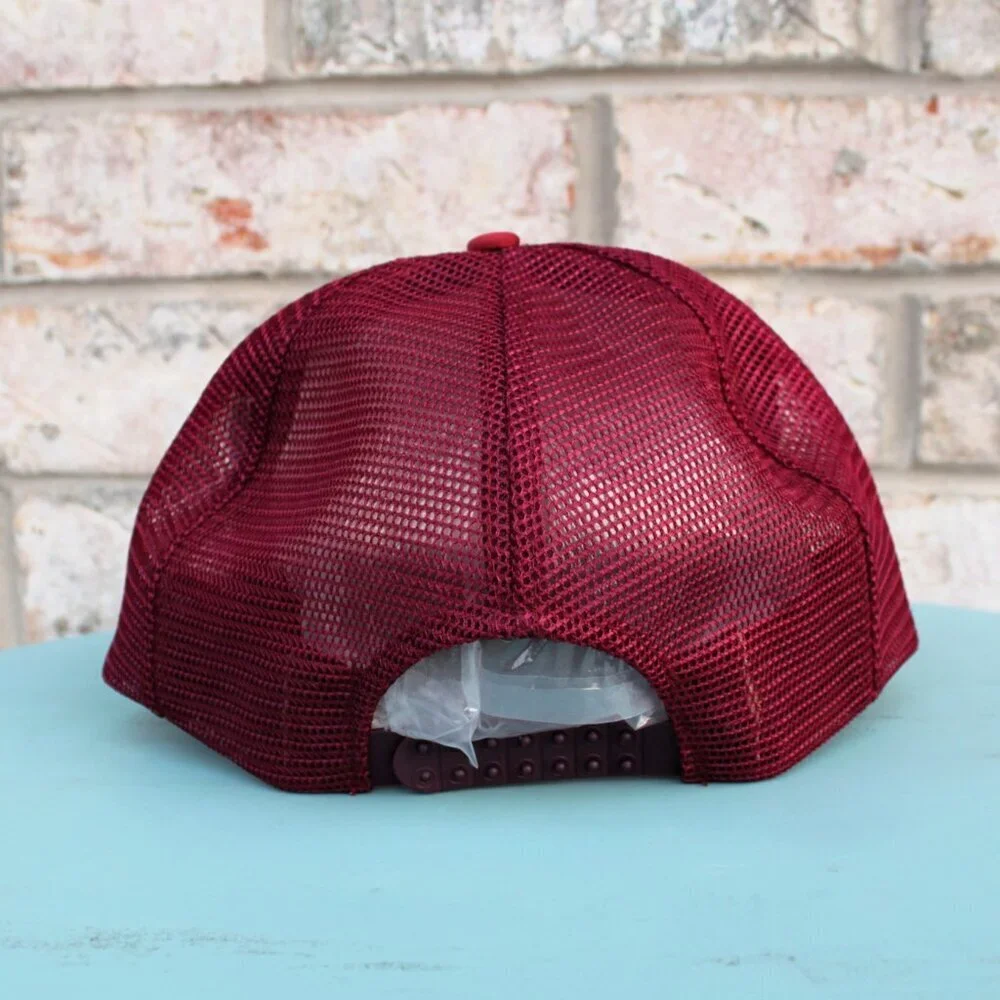 Retro Trucker Hat Comical Double Snapback
